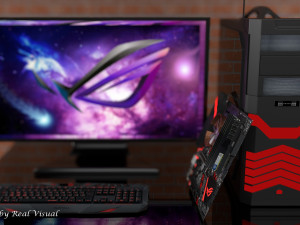 motherboard gaming 3D मॉडल