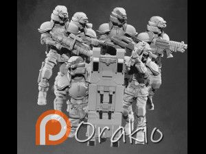 schinra troopers Model Cetak 3D