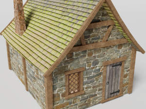medieval house 3D Модель