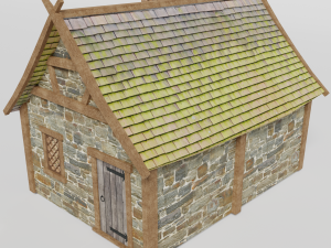 medieval house 3Dモデル