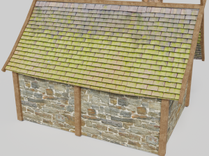 medieval house 3Dモデル