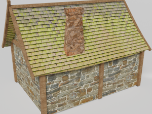 medieval house 3Dモデル