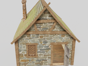 medieval house 3Dモデル