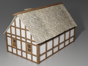 medieval house 3D 모델