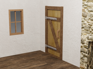 medieval house 3D 모델