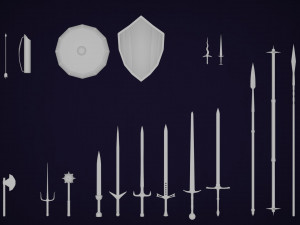 medieval pack 3D Model