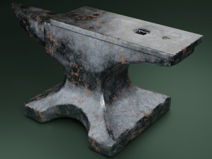 old anvil Modello 3D