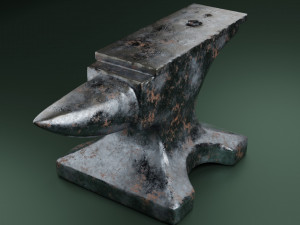 old anvil Modello 3D