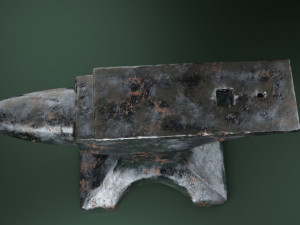 old anvil Modello 3D