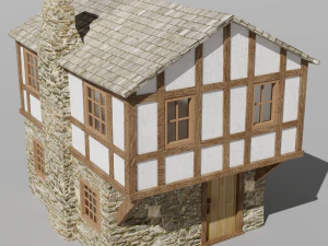 medieval house 3D Model