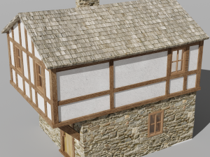 medieval house 3Dモデル