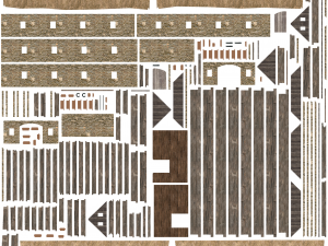 medieval barn 3D 모델