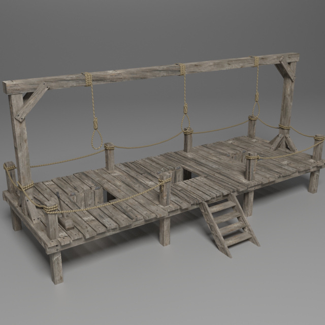 gallow 3D Modell .c4d .max .obj .3ds .fbx .stl .blend