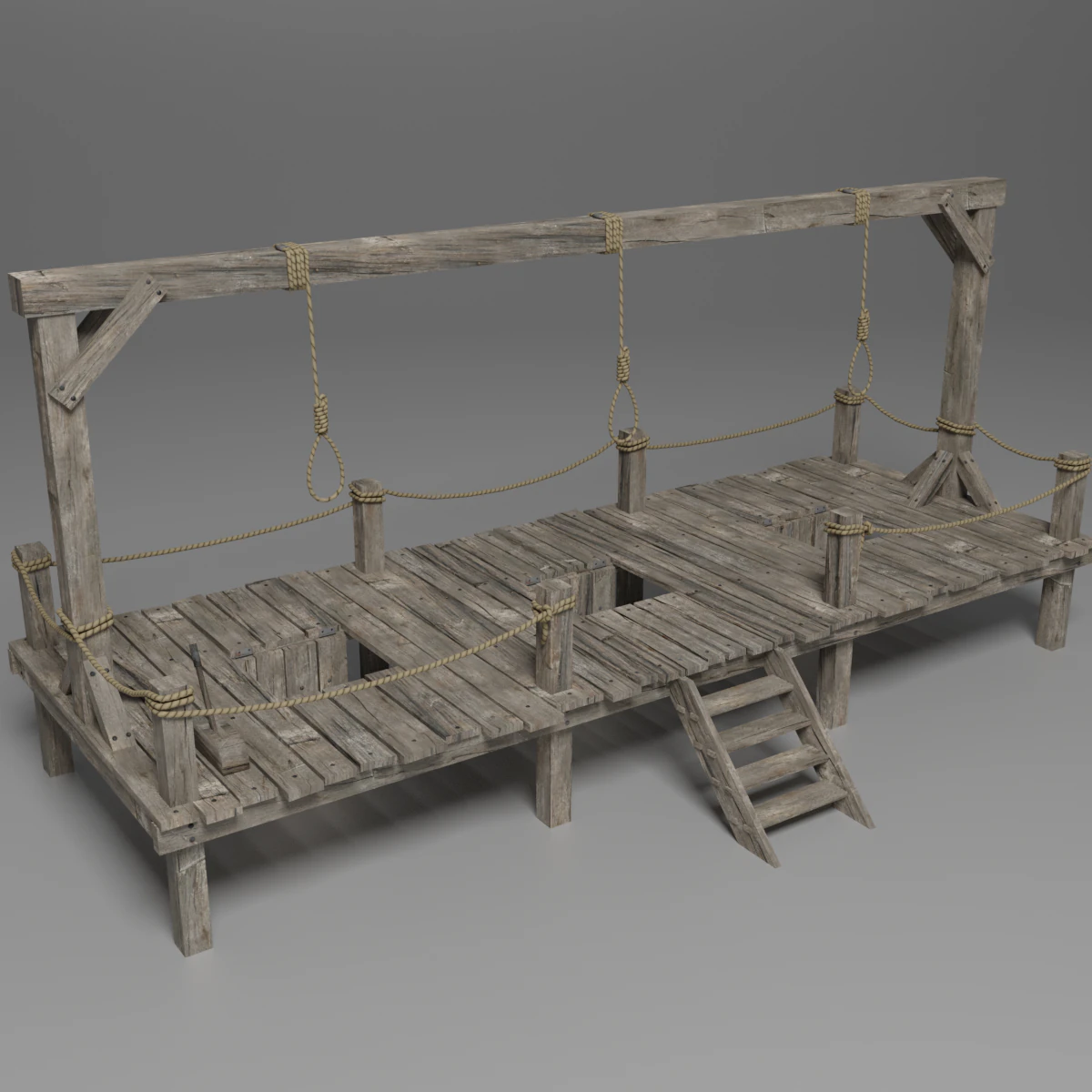 gallow 3D Model .c4d .max .obj .3ds .fbx .stl .blend 