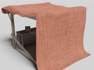 medieval marketplace 3D-Modell