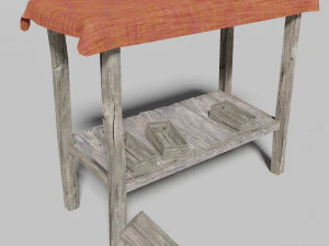 medieval marketplace 3D Model