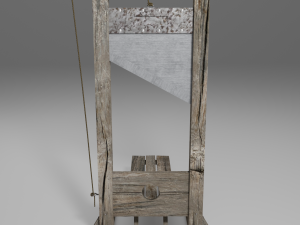 guillotine 3D 모델