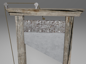 guillotine 3D 모델