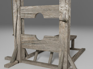guillotine 3D 모델