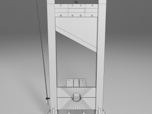 guillotine 3D 모델