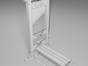 guillotine 3D 모델