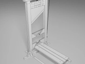 guillotine 3D Model
