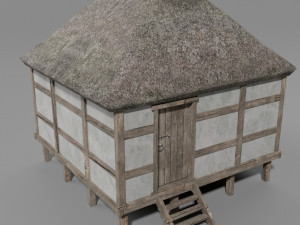 medieval village set 3Dモデル
