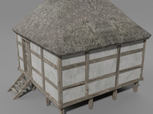 medieval village set 3Dモデル