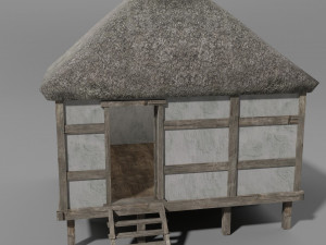 medieval village set 3Dモデル