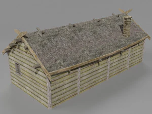 medieval village set 3D Model