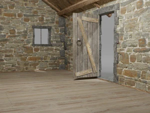 medieval village set 3D Model
