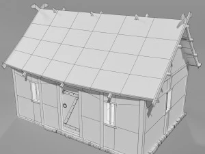 medieval village set 3D Model