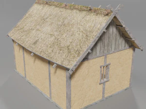 medieval village set 3D Model