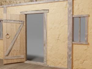 medieval village set 3Dモデル