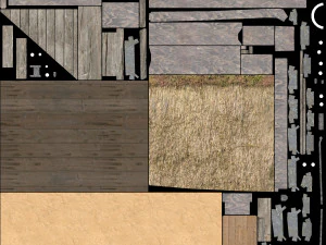 medieval village set 3D Model