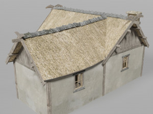medieval village set 3Dモデル