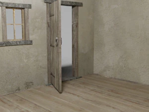 medieval village set 3D Model