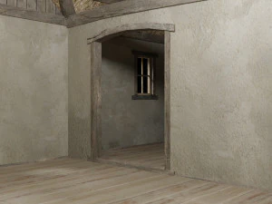 medieval village set 3D Model