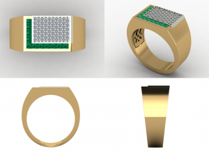 ring ak 1 Modelo 3D