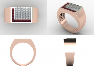 ring ak 1 Modelo 3D