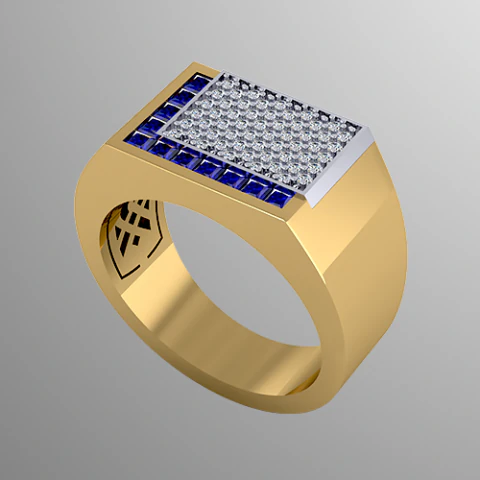 pierścień AK 1 Model 3D .c4d .max .obj .3ds .fbx .stl .blend