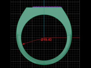 pierścień AK 1 Model 3D