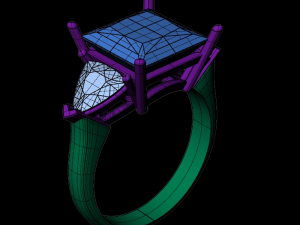 ring ak 7 Modelo 3D