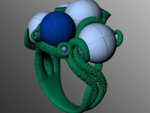 ring ak 9 3D Модель