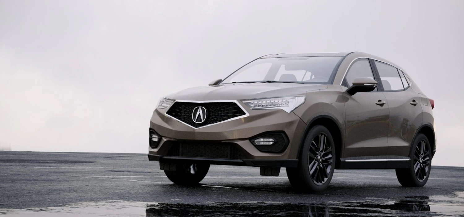 acura cdx 2016 3D Model .c4d .max .obj .3ds .fbx .stl .blend 