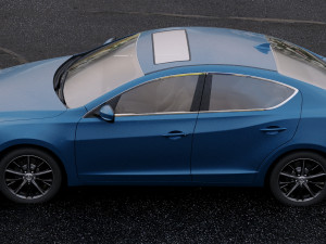 acura ilx de 2016 3D Model