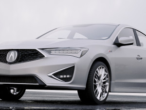 acura ilx a-spec 2019 3D Model