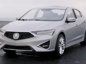 acura ilx a-spec 2019 3D Model
