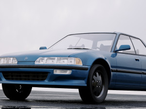 acura integra sedan 1990 Modello 3D