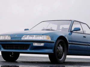 acura integra sedan 1990 3D Model